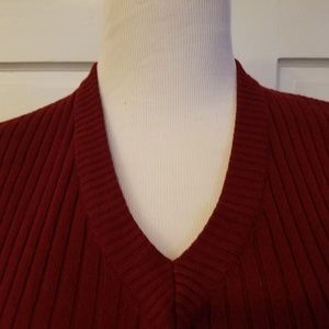 Vintage Kingsport Burgundy Sweater Vest Size XL